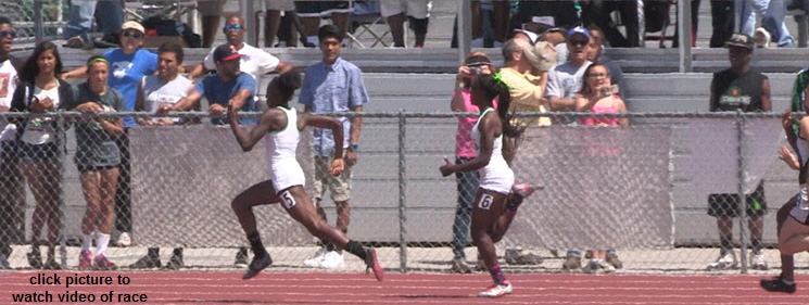 2013-05-11 - 100 (G) - Monrovia sprinters at the finish